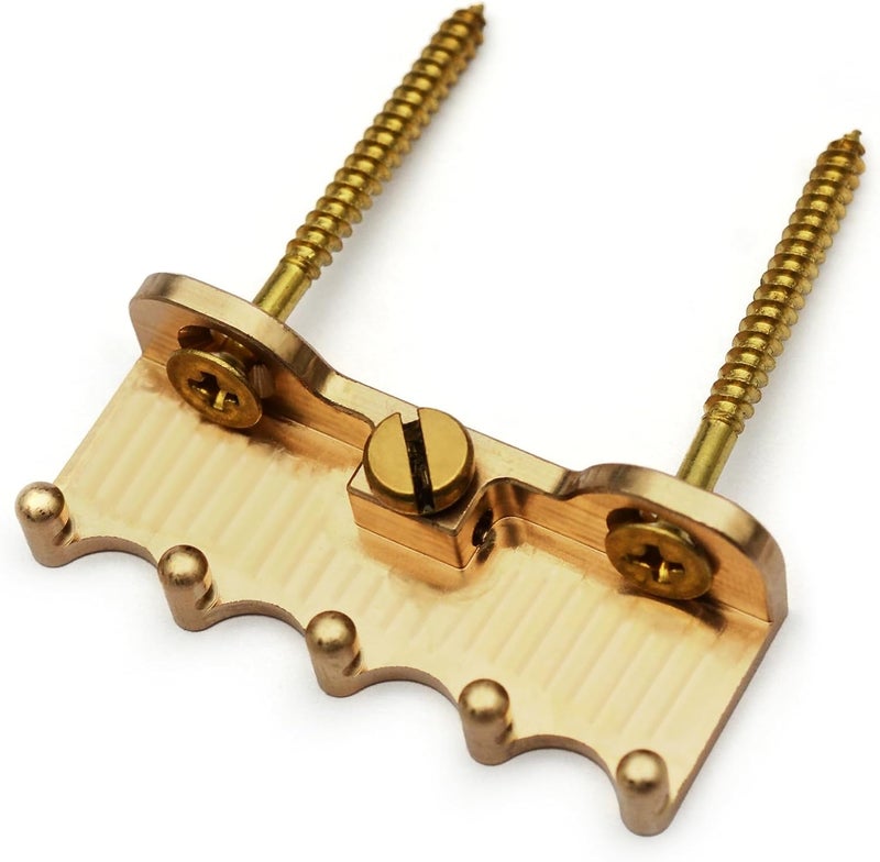 MAXCHEER CNC Precision Engineered Ultra Heavy Duty Full Brass 49.5x19mm Electric Guitar Tremolo Claw for ST/FR Tremolo Bridge System - Image 1